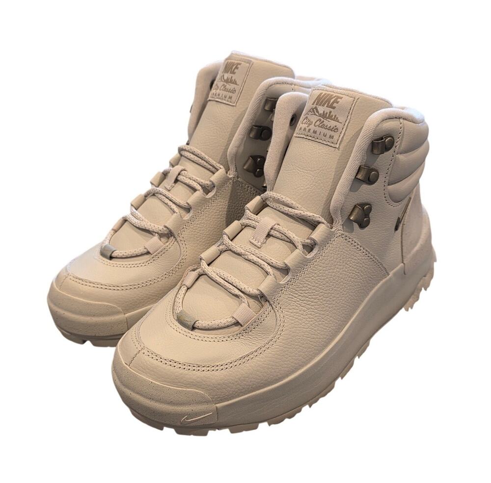 Nike City Classic Premium Hiking Boots Womens 8.5 Light Bone Gorpcore NWOB